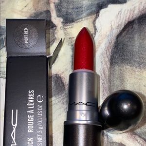 MAC COSMETICS PORT RED FROST BNIB Lisptick VERY RARE HOT Limited!
